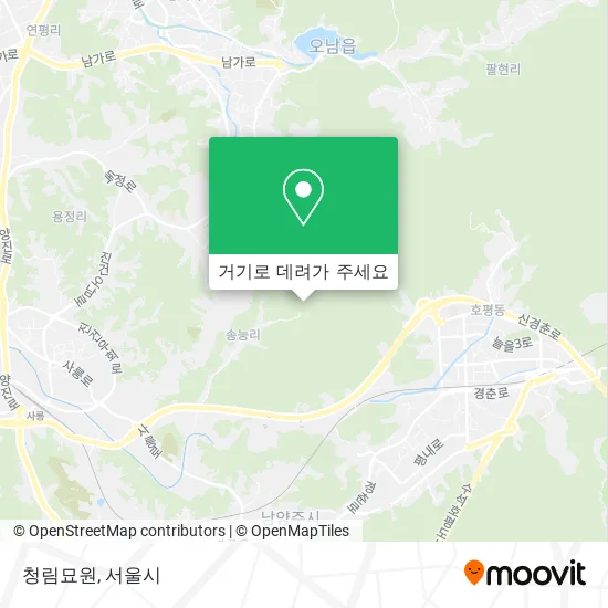 청림묘원 지도