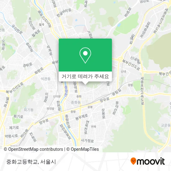 중화고등학교 지도