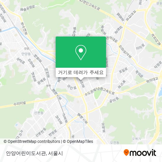 안양어린이도서관 지도