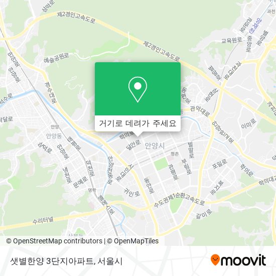 샛별한양 3단지아파트 지도