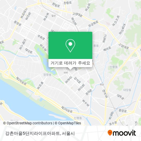 강촌마을5단지라이프아파트 지도