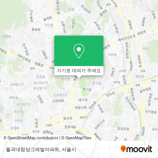 월곡대림샹그레빌아파트 지도