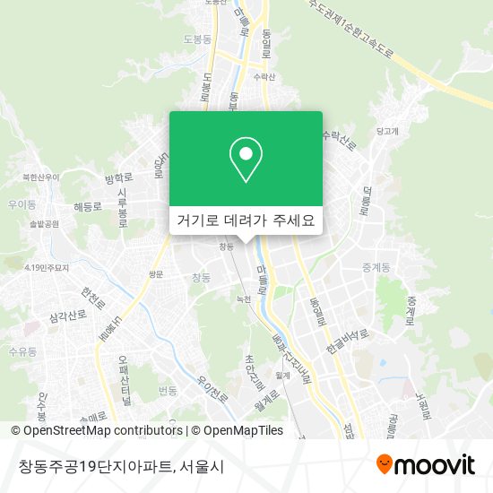 창동주공19단지아파트 지도