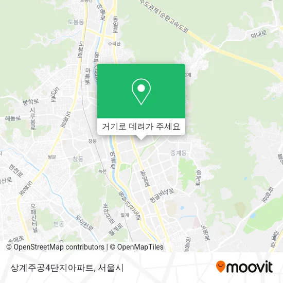 상계주공4단지아파트 지도
