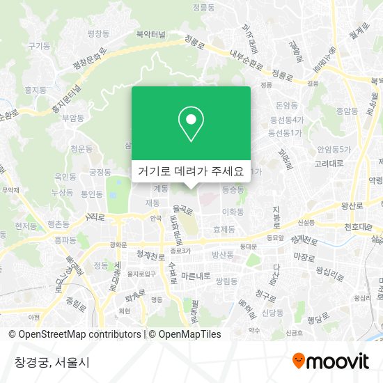 창경궁 지도