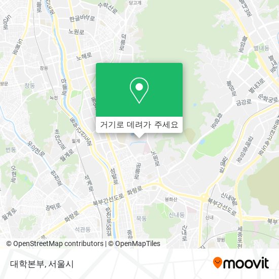 대학본부 지도