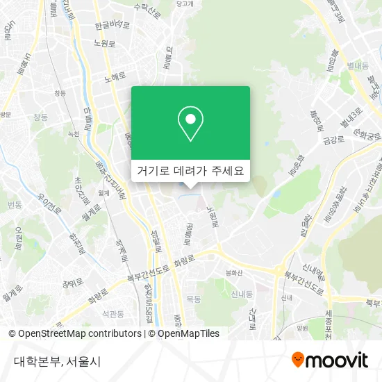 대학본부 지도