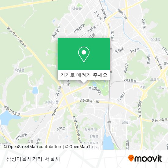 삼성마을사거리 지도