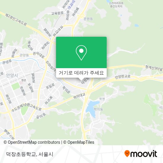 덕장초등학교 지도