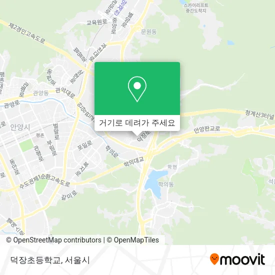 덕장초등학교 지도