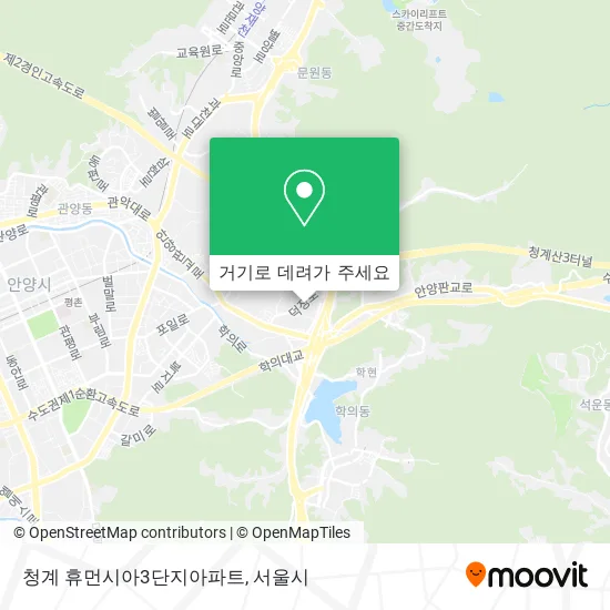 청계 휴먼시아3단지아파트 지도