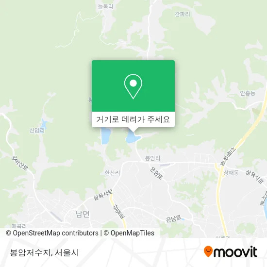 봉암저수지 지도