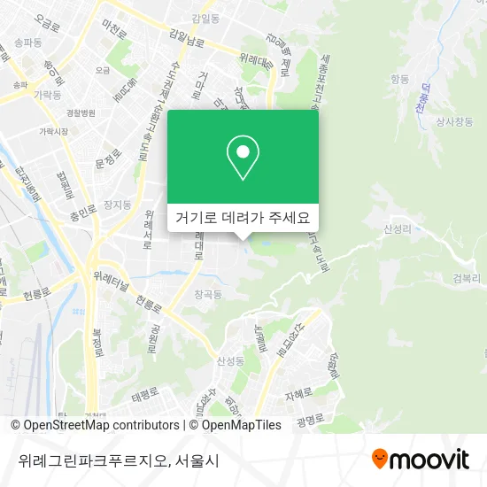 위례그린파크푸르지오 지도