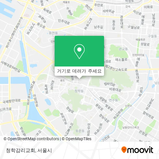 청학감리교회 지도