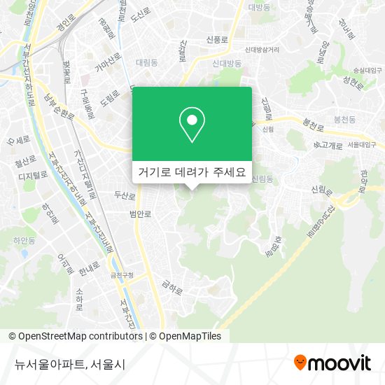 뉴서울아파트 지도