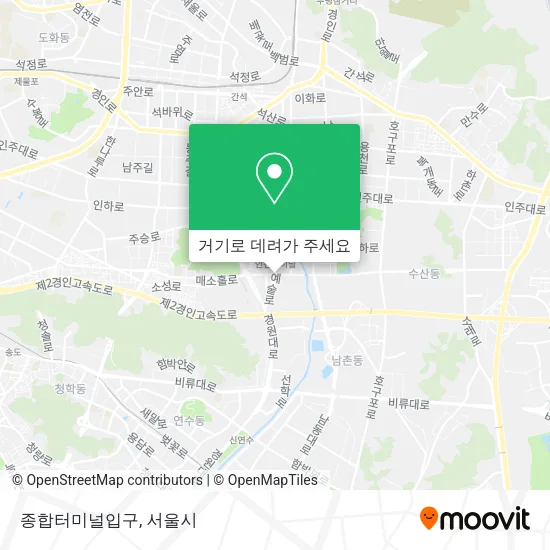 종합터미널입구 지도