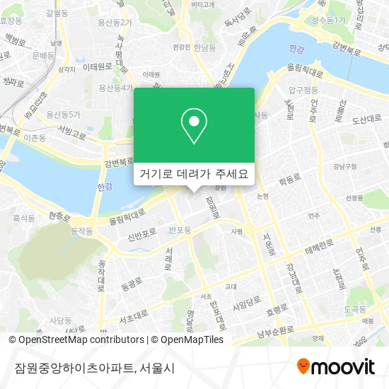 잠원중앙하이츠아파트 지도