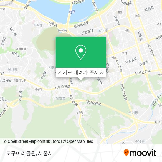 도구머리공원 지도