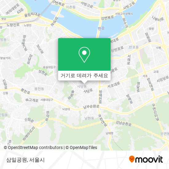 삼일공원 지도