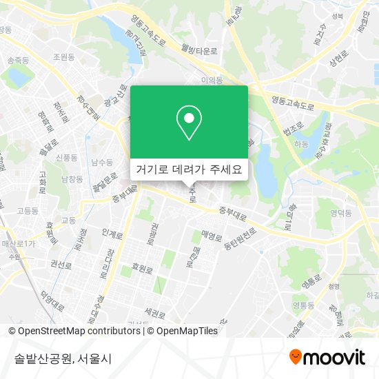 솔밭산공원 지도