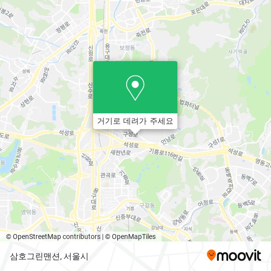 삼호그린맨션 지도