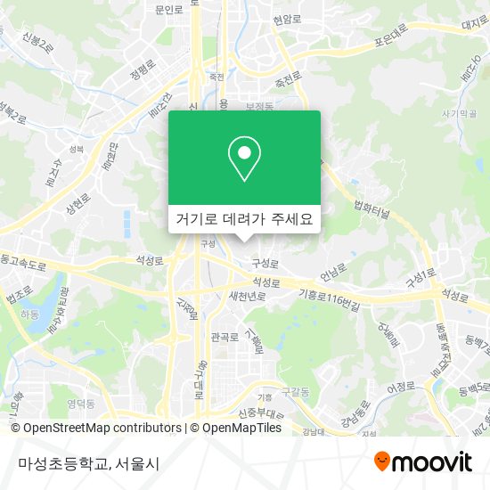 마성초등학교 지도