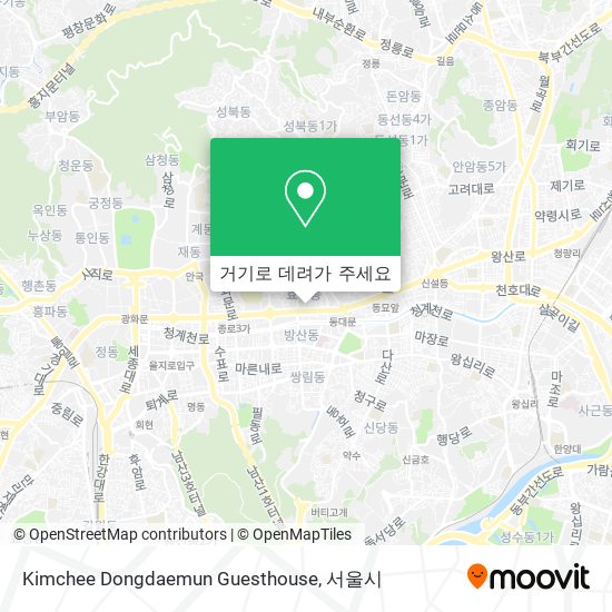 Kimchee Dongdaemun Guesthouse 지도