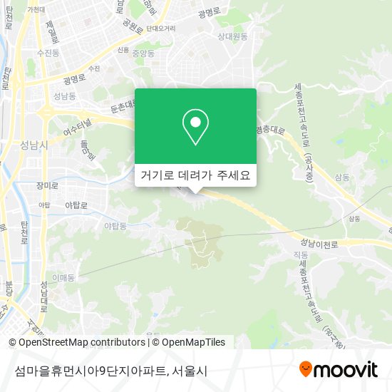 섬마을휴먼시아9단지아파트 지도