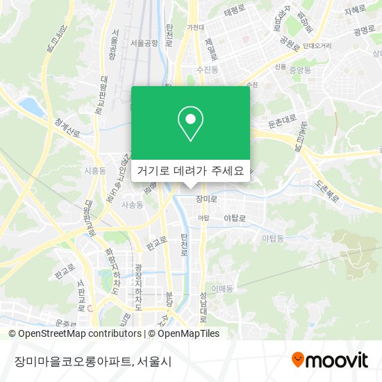 장미마을코오롱아파트 지도