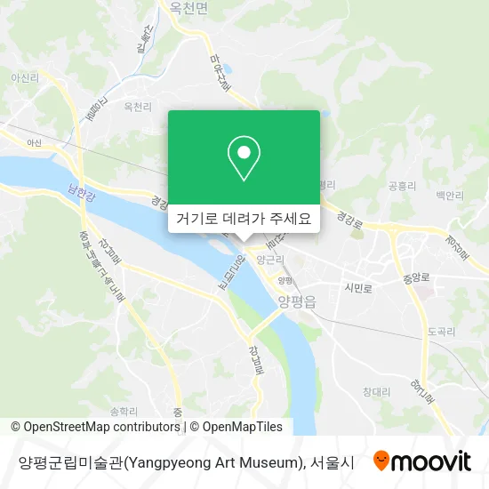 양평군립미술관(Yangpyeong Art Museum) 지도