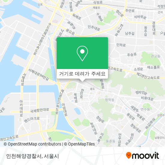 인천해양경찰서 지도