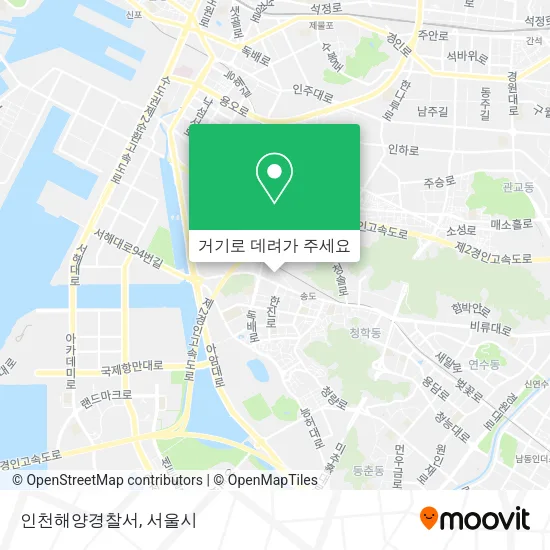 인천해양경찰서 지도