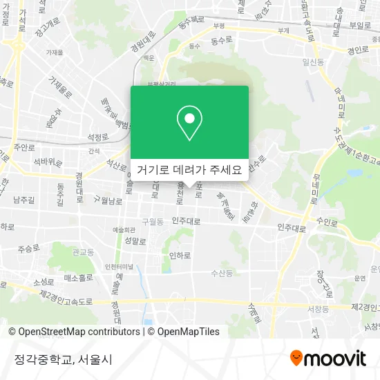 정각중학교 지도