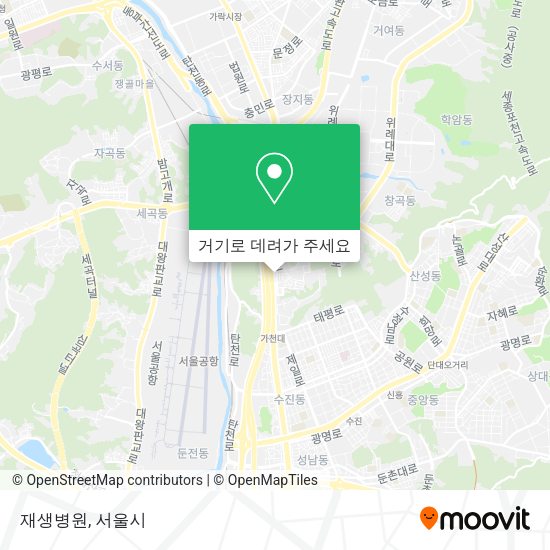 재생병원 지도