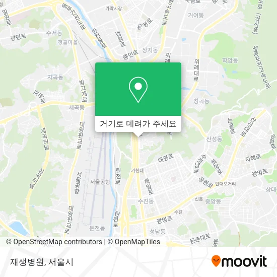 재생병원 지도