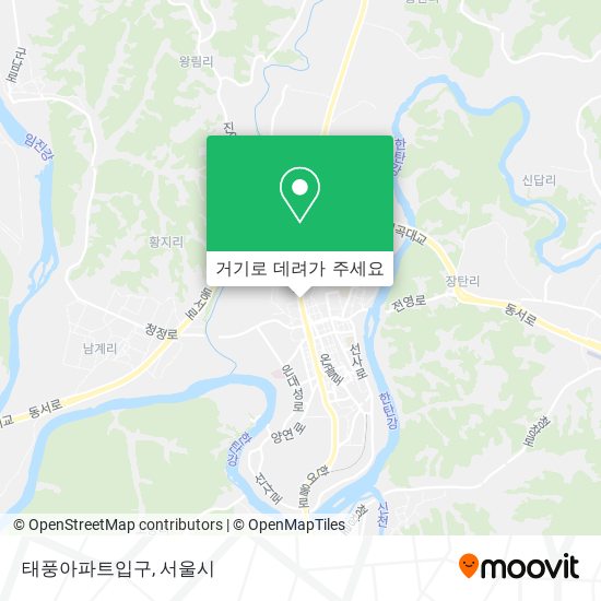 태풍아파트입구 지도