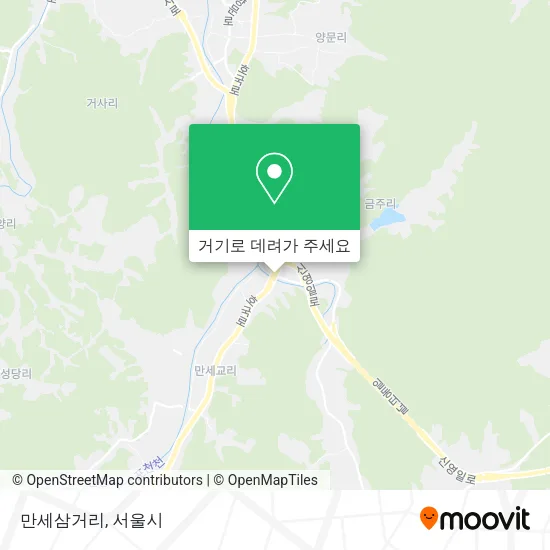 만세삼거리 지도