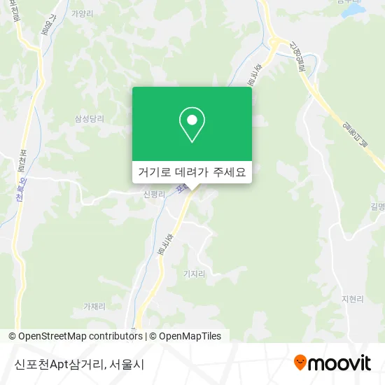 신포천Apt삼거리 지도