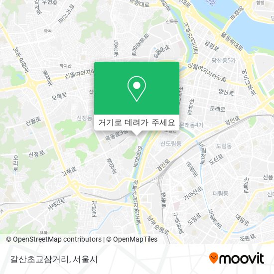 갈산초교삼거리 지도