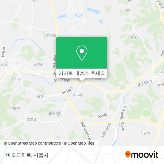 마도교차로 지도