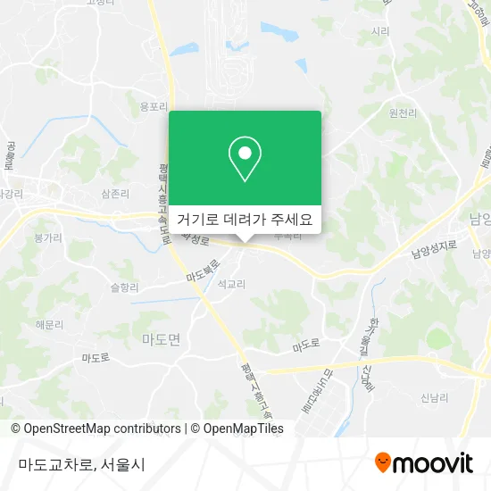마도교차로 지도