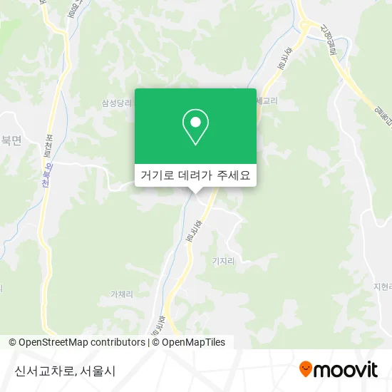신서교차로 지도