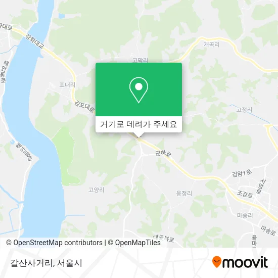 갈산사거리 지도
