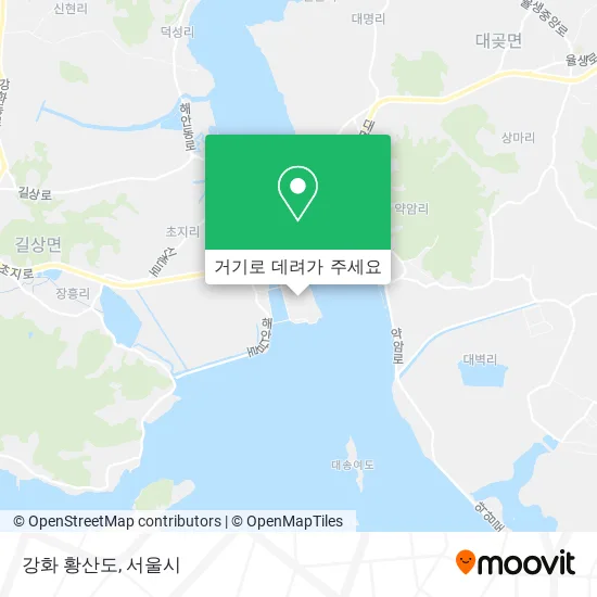 강화 황산도 지도