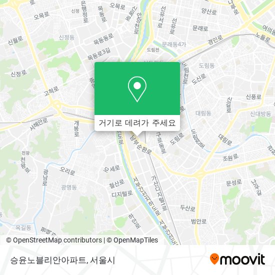 승윤노블리안아파트 지도