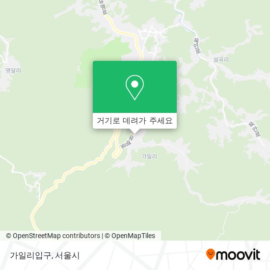 가일리입구 지도