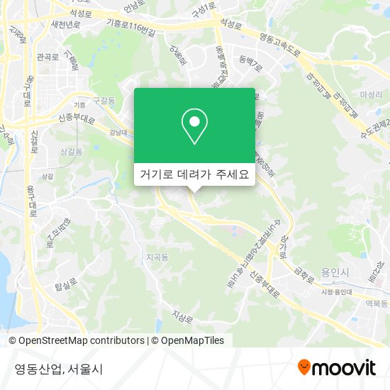 영동산업 지도