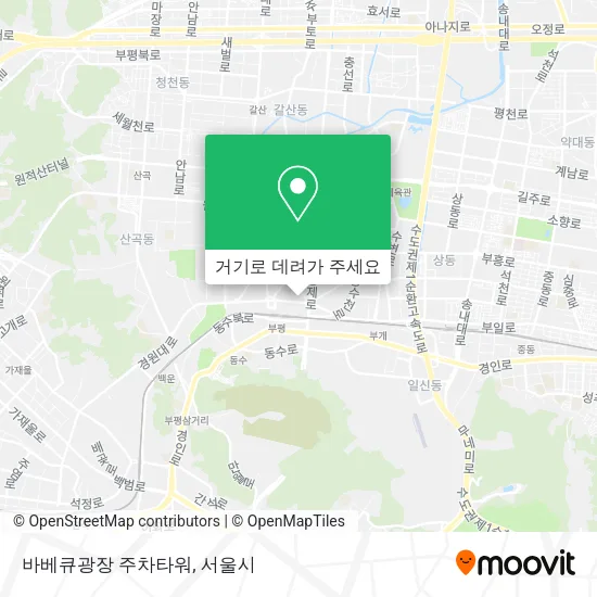 바베큐광장 주차타워 지도