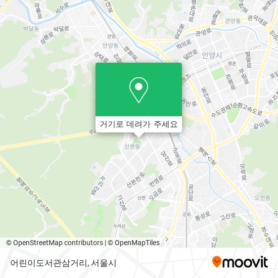 어린이도서관삼거리 지도