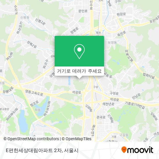 E편한세상대림아파트 2차 지도